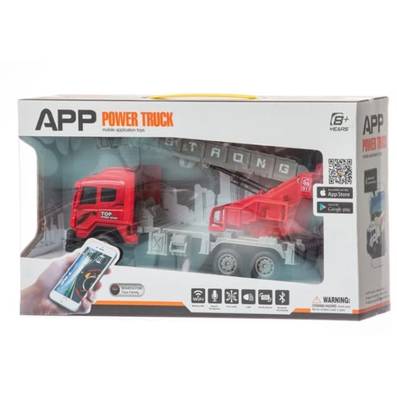Τηλεκατευθυνόμενο Πυροσβεστικό Όχημα App Power Truck image 0