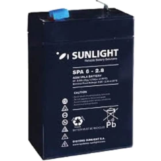 Sunlight Μπαταρία Για UPS SPA6 2.8A 6V 1τμχ image 0