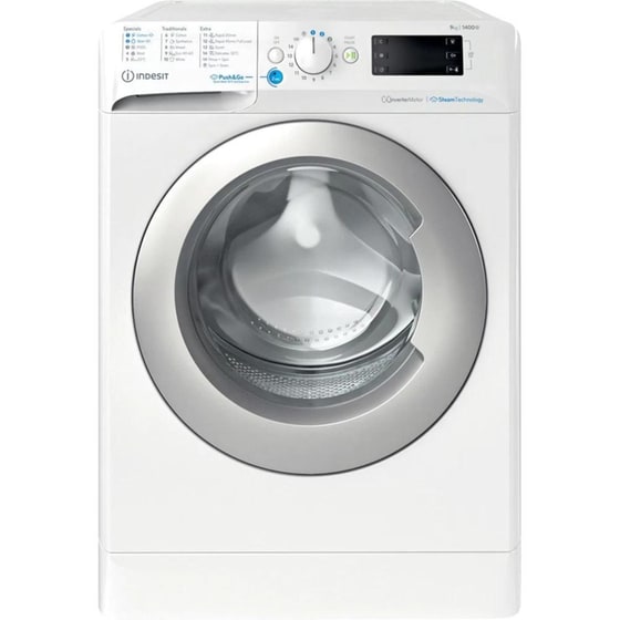 INDESIT BWE 91496X WSV EE 9 kg 1.400 Στροφές Λευκό Πλυντήριο Ρούχων image 0