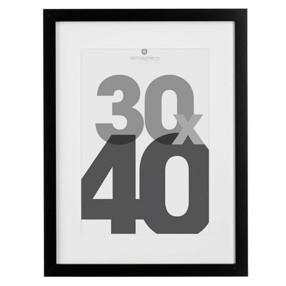 Κορνίζα Τοίχου Spitishop A-s MDF 121158a 30x40 cm - Μαύρη image 0