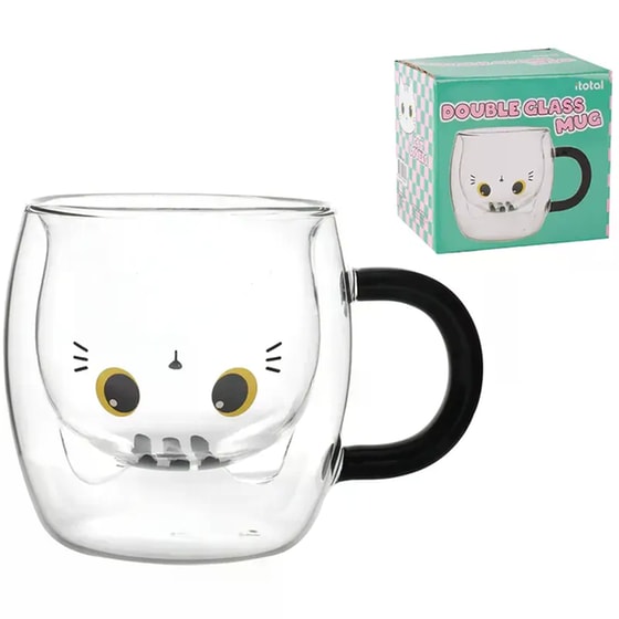 Κούπα i-Total Latte White Cat 250ml image 1