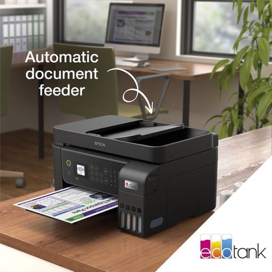 EPSON EcoTank L5310 Εχρωμο Πολυμηχάνημα Inkjet Α4 με δοχεία μελανιού, WiFi, Ethernet image 9