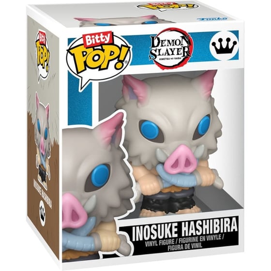 Funko Bitty Pop! 2-Pack: Demon Slayer - Inosuke Hashibira & Zenitsu Agatsuma Vinyl Figures image 5