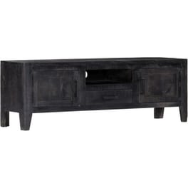 Έπιπλο Τηλεόρασης VidaXL από Ξύλο 118x30x40cm - Μαύρο