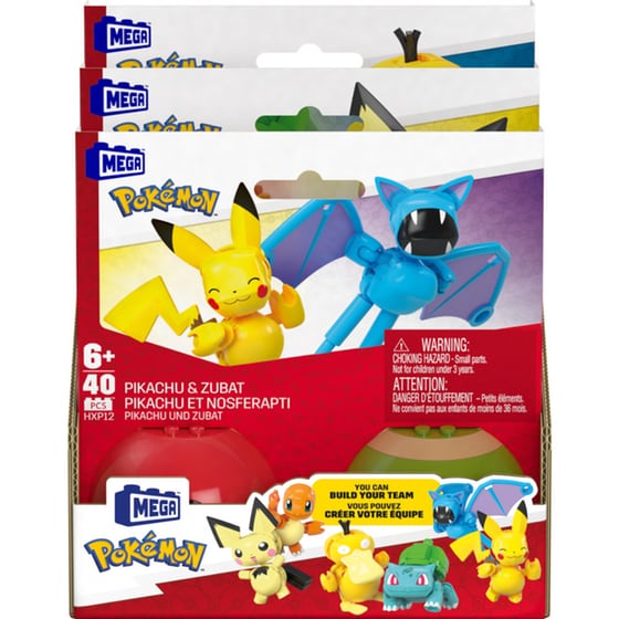 Mega Bloks Τουβλάκια Pokemon Poké Ball Σετ των 2 - Τυχαία Επιλογή Σχεδίου image 0