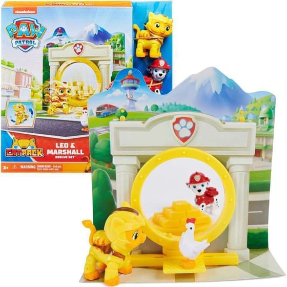 Παιχνιδολαμπάδα Spin Master Paw Patrol: Cat Pack - Leo N Marshall Rescue Set (20139272) image 1