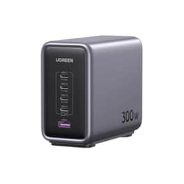 Φορτιστής Laptop - Ugreen Nexode 5-Ports 300W 1xUSB3 4xC + Cbl - Γκρι