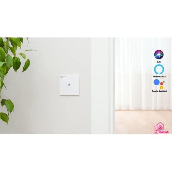 Έξυπνος Διακόπτης Tellur με Wi-Fi,SS1N 1800W - Λευκό image 3