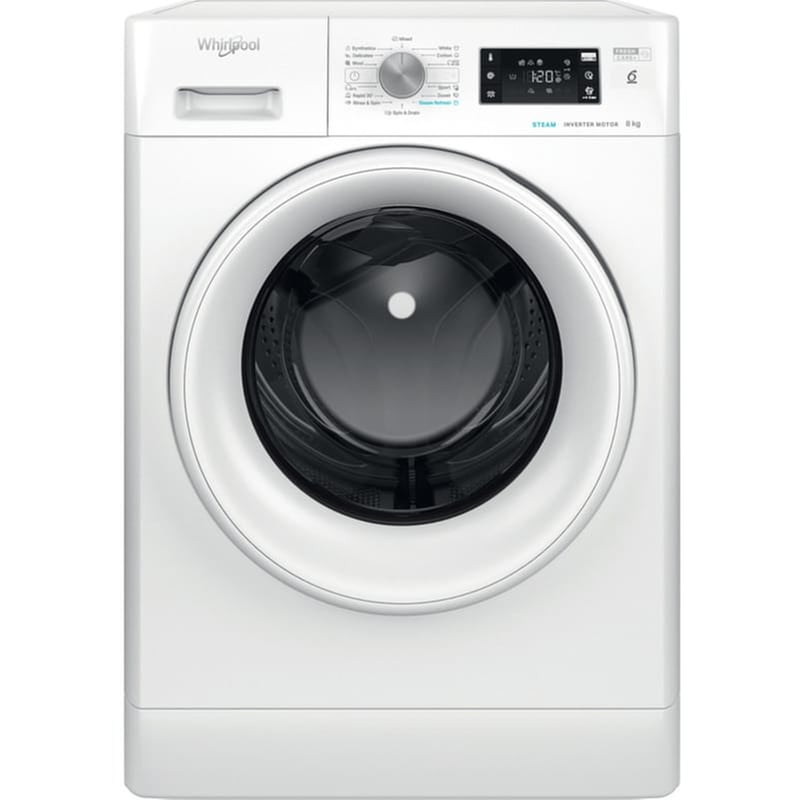 WHIRLPOOL WHIRLPOOL FFB 8258 WV EE 8 kg 1.200 Στροφές Λευκό Πλυντήριο Ρούχων