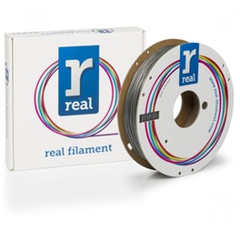 Real Filaments νήμα 3D εκτυπωτή PLA Sparkle - 0.5kg 1.75mm - Ασημί