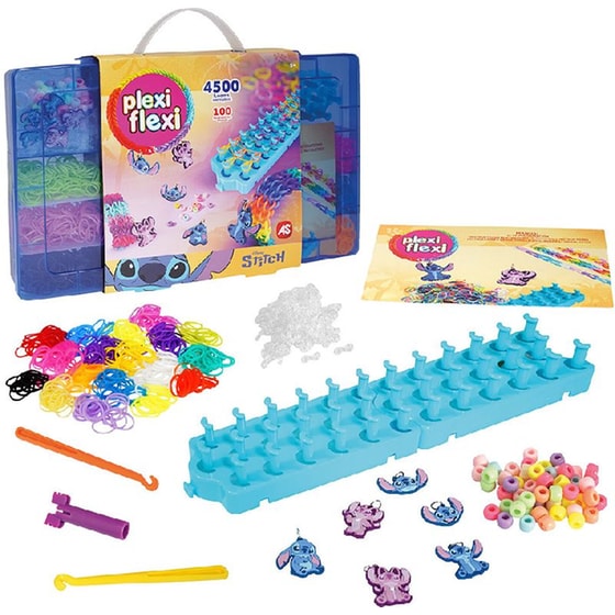 Plexi Flexi Μεγάλη Θήκη με 4500 Λαστιχάκια & 100 Αξεσουάρ Stitich image 1