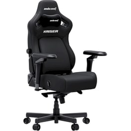 Καρέκλα Gaming Anda Seat Kaiser 4 V2 XLarge με 6D Μπράτσα Υφασμάτινη - Μαύρη