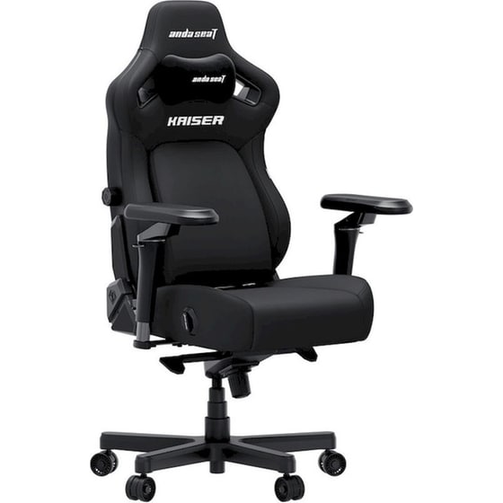 Καρέκλα Gaming Anda Seat Kaiser 4 V2 XLarge με 6D Μπράτσα Υφασμάτινη - Μαύρη image 0