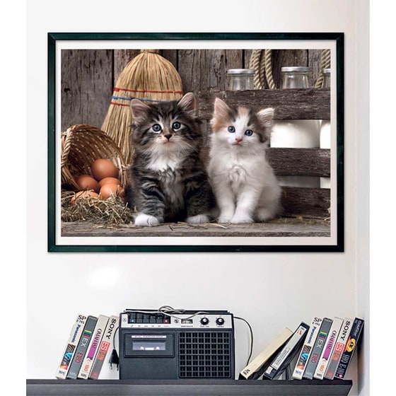 Παζλ Clementoni High Quality Collection Χαριτωμένες Γατούλες - Compact Box (1000 Κομμάτια) image 2