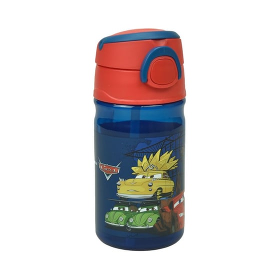 Παγούρι Gim Cars Road Rumblers με Καλαμάκι 350 ml Μπλε image 0