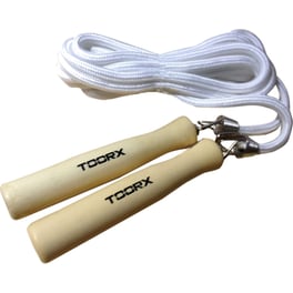 Σχοινάκι Γυμναστικής Toorx AHF-018 Βαμβακερό - Λευκό/ Μπεζ