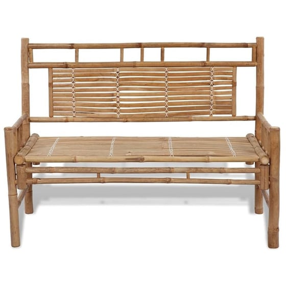 Παγκάκι Κήπου VidaXL από Μπαμπού 120x55x90 cm - Καφέ image 1