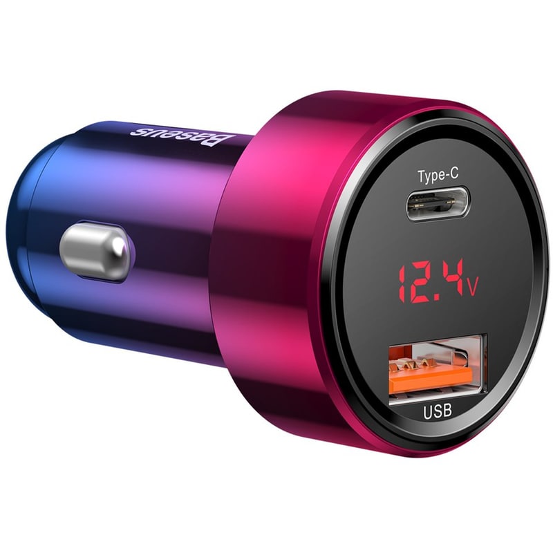 Καλώδιο δεδομένων Φορτιστής αυτοκινήτου Baseus Magic PPS - Red-Blue