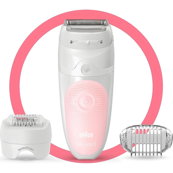 Σετ Αποτρίχωσης BRAUN SILK-EPIL WET & DRY 5-620 Ροζ image 1