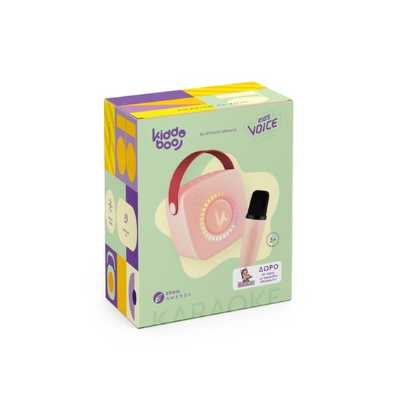 Party Speaker Kiddoboo KidsVoice Junior! 5W Karaoke - Ροζ image 3