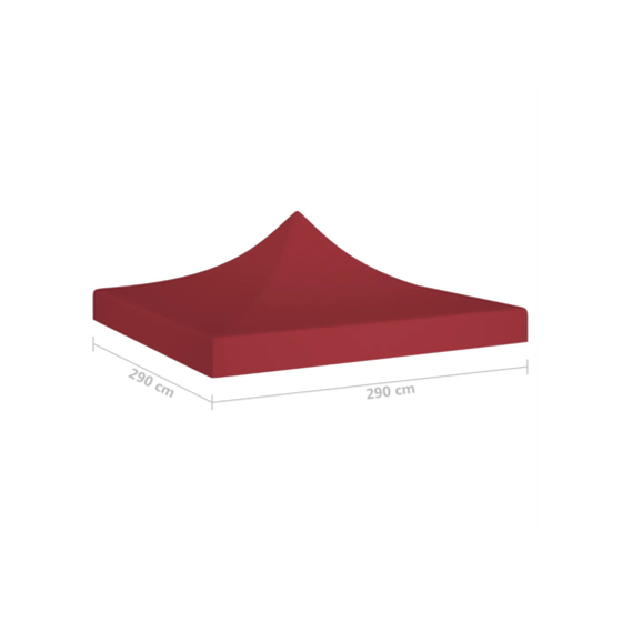 Κάλλυμα Vidaxl για Τέντα 3x3m - Μπορντό image 5