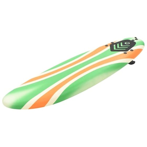 Σανίδα Surf VidaXL Μπούμερανγκ 170 cm - Πράσινο/Πορτοκαλί image 2
