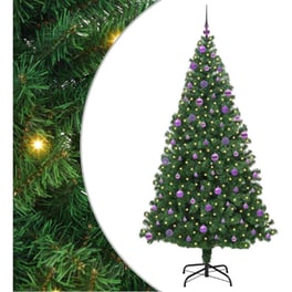 Vidaxl Τεχνητό Χριστουγεννιάτικο Δέντρο Με 300 Led Πράσινο 210 Cm
