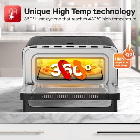 TURBOTRONIC TT-PO15 Φούρνος Πίτσας image 6