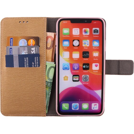 Θήκη Apple iPhone 11 Pro - Volte-tel Allure Magnet Book Stand Clip - Gold image 1