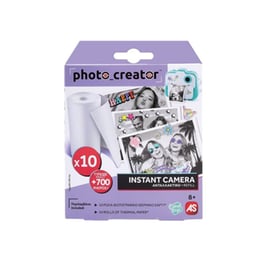 AS Company 10 Ρολά Φωτογραφικό Χαρτί Photo Creator Instant Camera