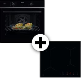 AEG TU5AB21FSB & TN64IA00FB 72 Lt Μαύρο Εντοιχιζόμενος Σετ Φούρνος και Εστία