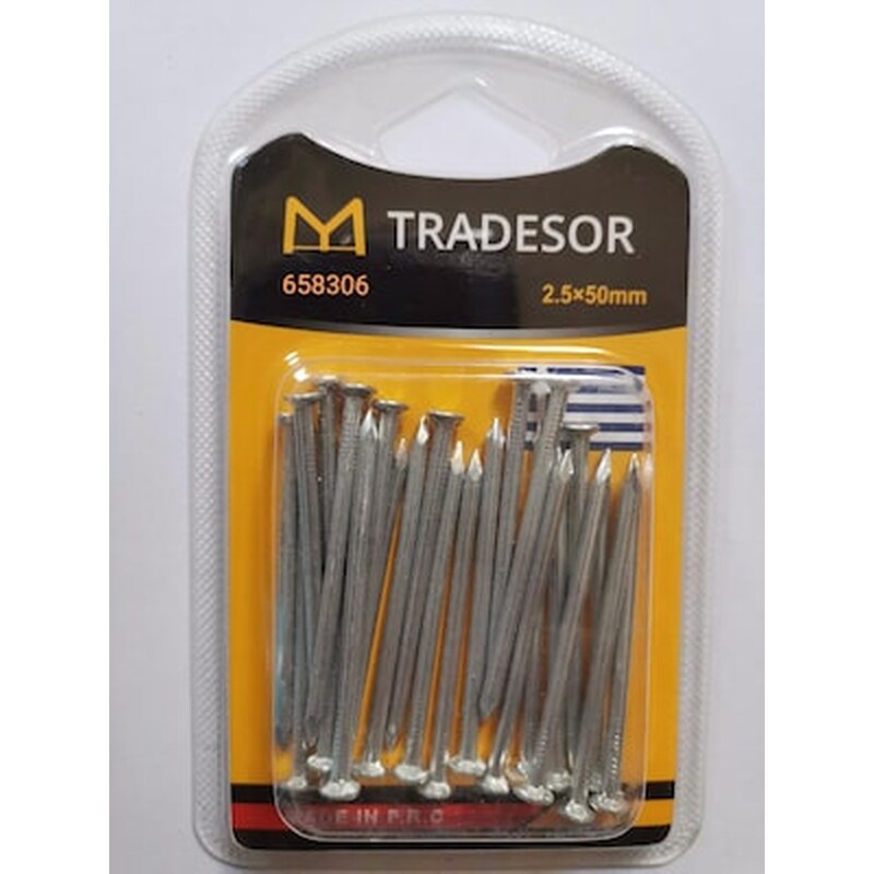 TRADESOR Σετ Με Καρφιά - 2.5χ50mm