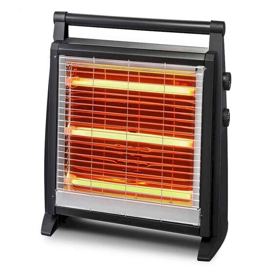 Kumtel Lx-2830μ Σόμπα Χαλαζία Με Υγραντήρα Και Θερμοστάτη 1800w, Μαύρη image 0