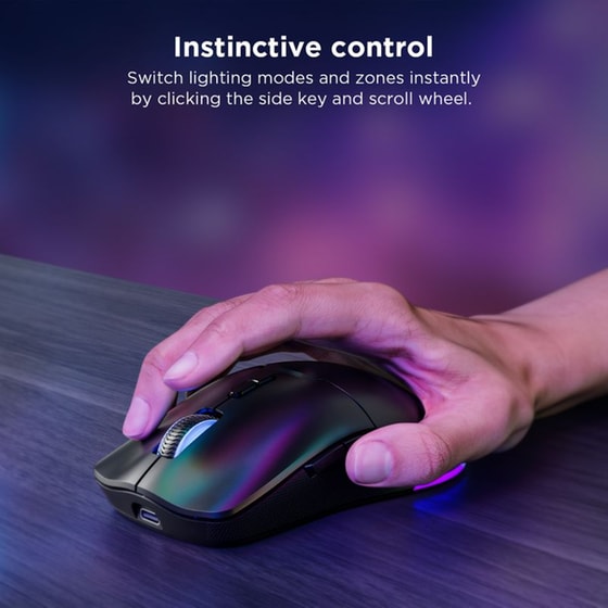 Lenovo Legion M220 Wireless RGB Gaming Ασύρματο Ποντίκι - Nebula Purple image 3