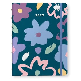 ΗΜΕΡ. 2027 A5 BLOOM D.TEAL ΕΒΔ. ΣΕ 2 ΣΕΛ