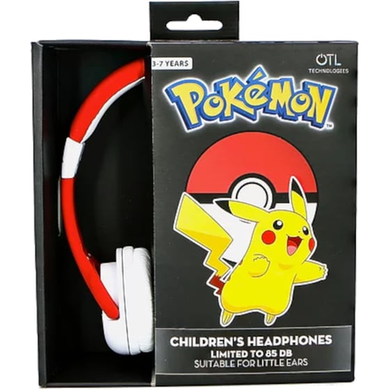 OTL Pokemon Poke ball Παιδικά Ακουστικά Κεφαλής - Κόκκινα image 3