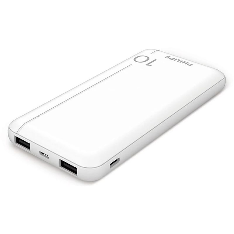 Powerbank Philips Universal Slim 10.000mAh - White PHILIPS