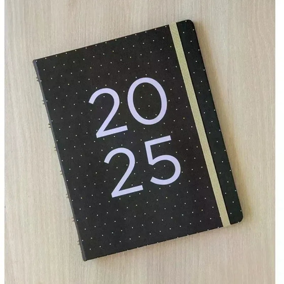 Ημερολόγιο Εβδομαδιαίο Filofax 2025 A5 Moonlight Black image 5