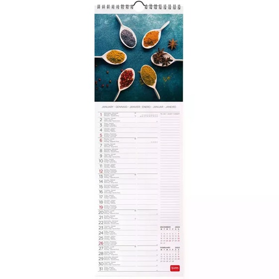 Ημερολόγιο Τοίχου Legami 2025 Herbs & Spices 16x49 cm image 1