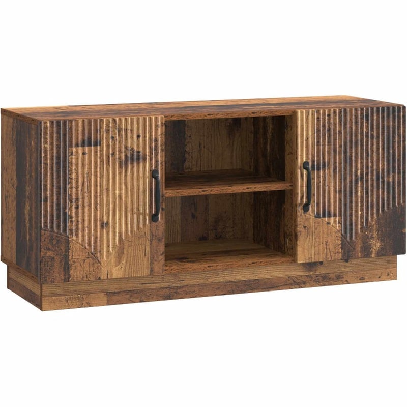 Έπιπλο Τηλεόρασης VidaXL 102x34.5x47 cm - Παλαιωμένο Ξύλο
