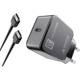 Φορτιστής πρίζας Cellular Line USB-C 15W Μαύρο