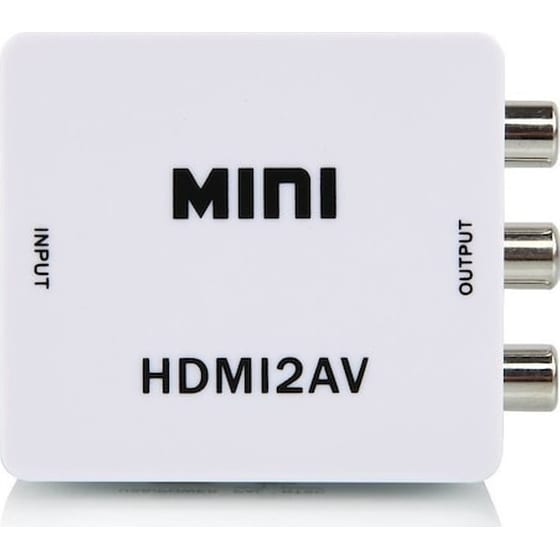Μετατροπεας Powerplus  Hdmi2av Από Hdmi (a) Θηλυκό Σε 3 Rca Θηλυκά image 0