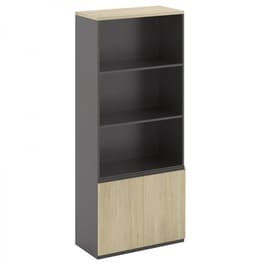 Βιβλιοθήκη 24mall Plano C531398 80x40x200 cm - Γκρι