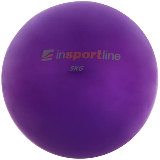 Μπάλα Γυμναστικής Insportline Κατάλληλη για Yoga, 5kg - Mωβ image 0