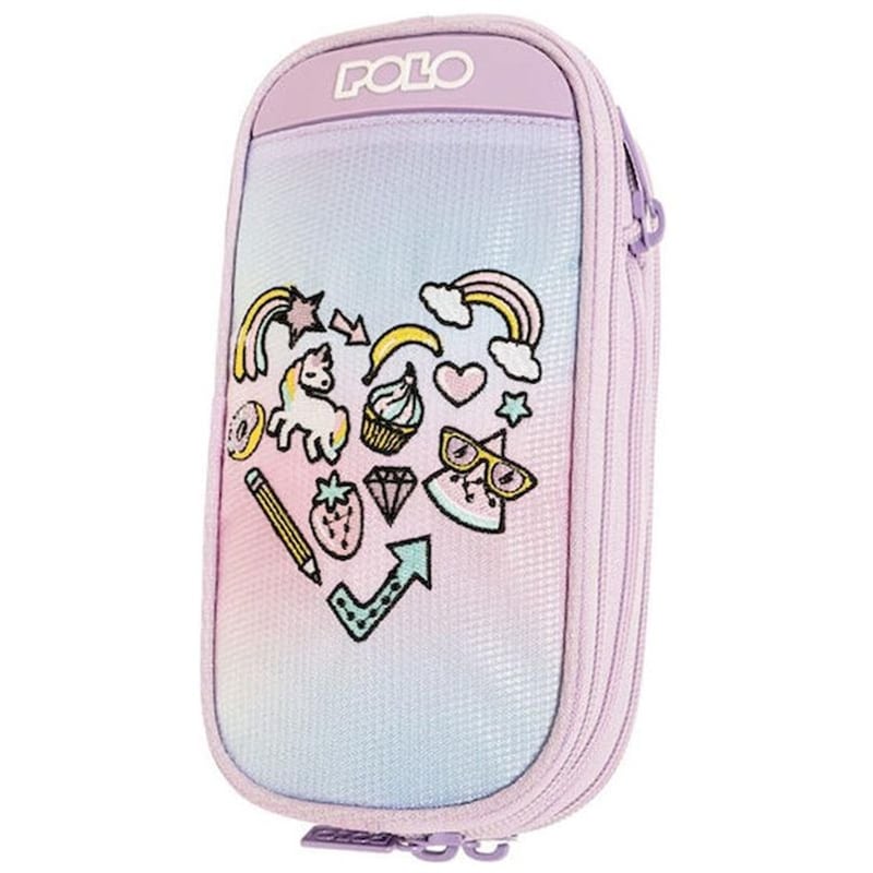 Κασετίνα Οβάλ Polo Freely Unicorn