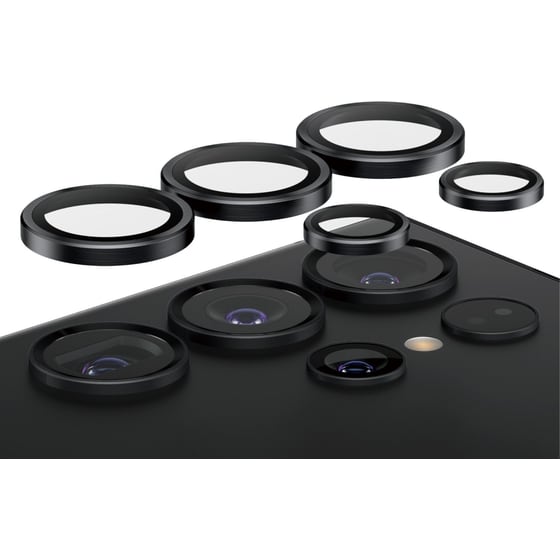Προστατευτικό καμερών Samsung Galaxy S24 Ultra - Panzerglass Hoops Black Anti-Scratch image 2