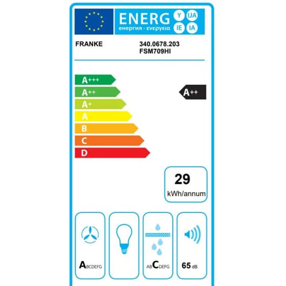 FRANKE Smart 2gether FSM 709 HI 70 cm Εστία Επαγωγική Με Απορροφητήρα image 4
