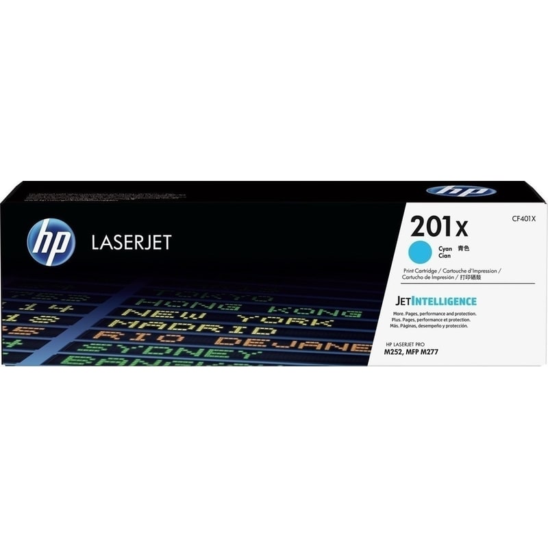 HP Toner HP 201X CF401X - Cyan