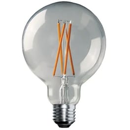 Λάμπα LED Eurolamp Crossed Filament G125 E27 8W 3000K - Θερμό Λευκό