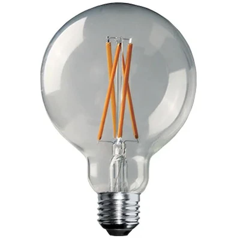 E-DAMIANAKIS Λάμπα LED Eurolamp Crossed Filament G125 E27 8W 3000K - Θερμό Λευκό